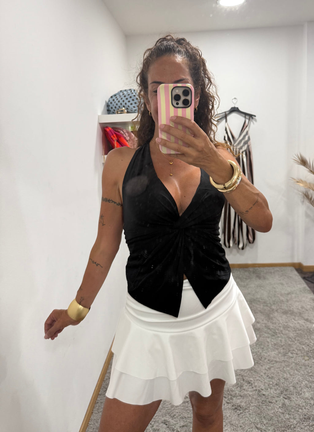 TOP HALTER CRUZADO