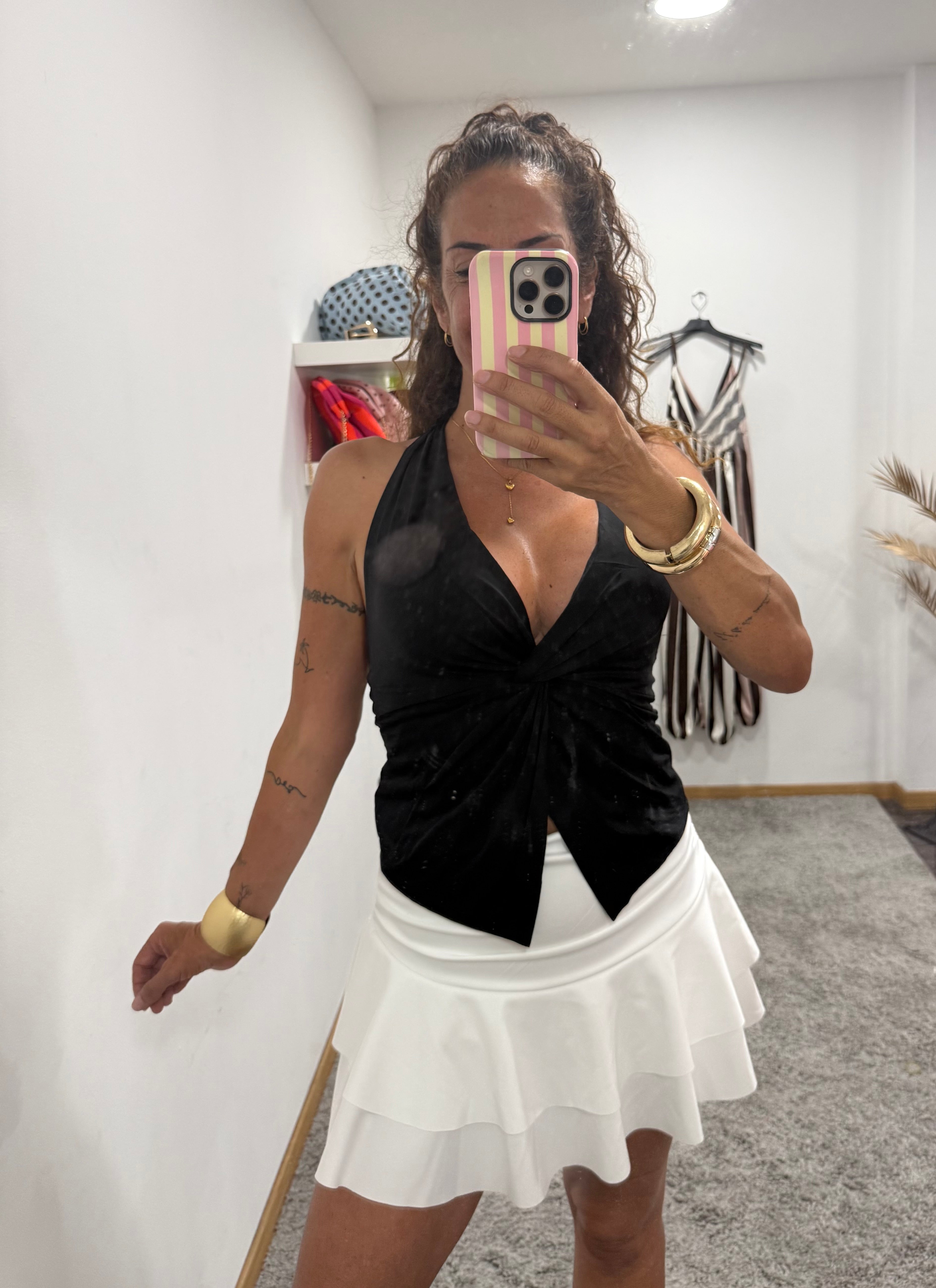 TOP HALTER CRUZADO