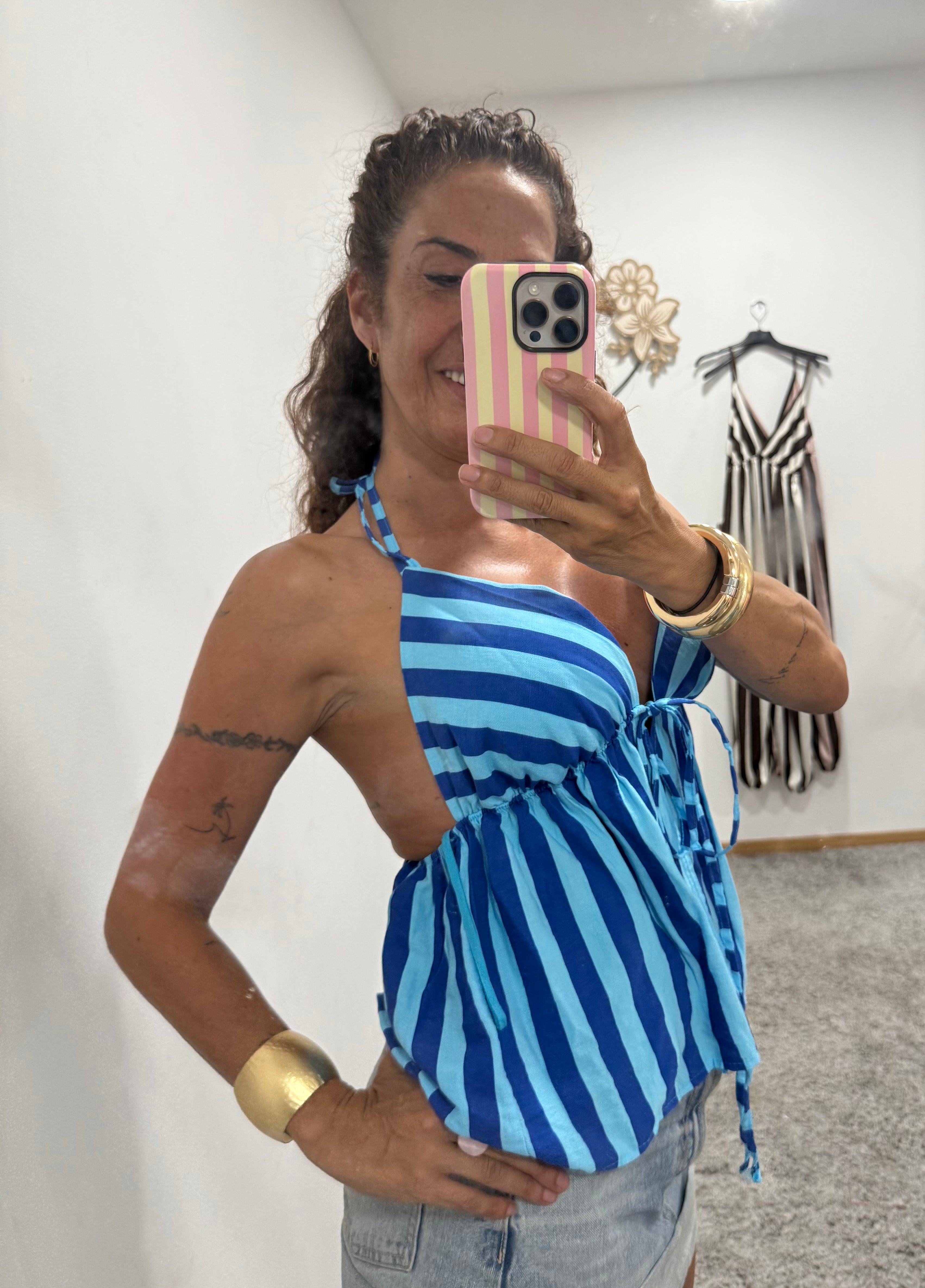 TOP HALTER LAZADA