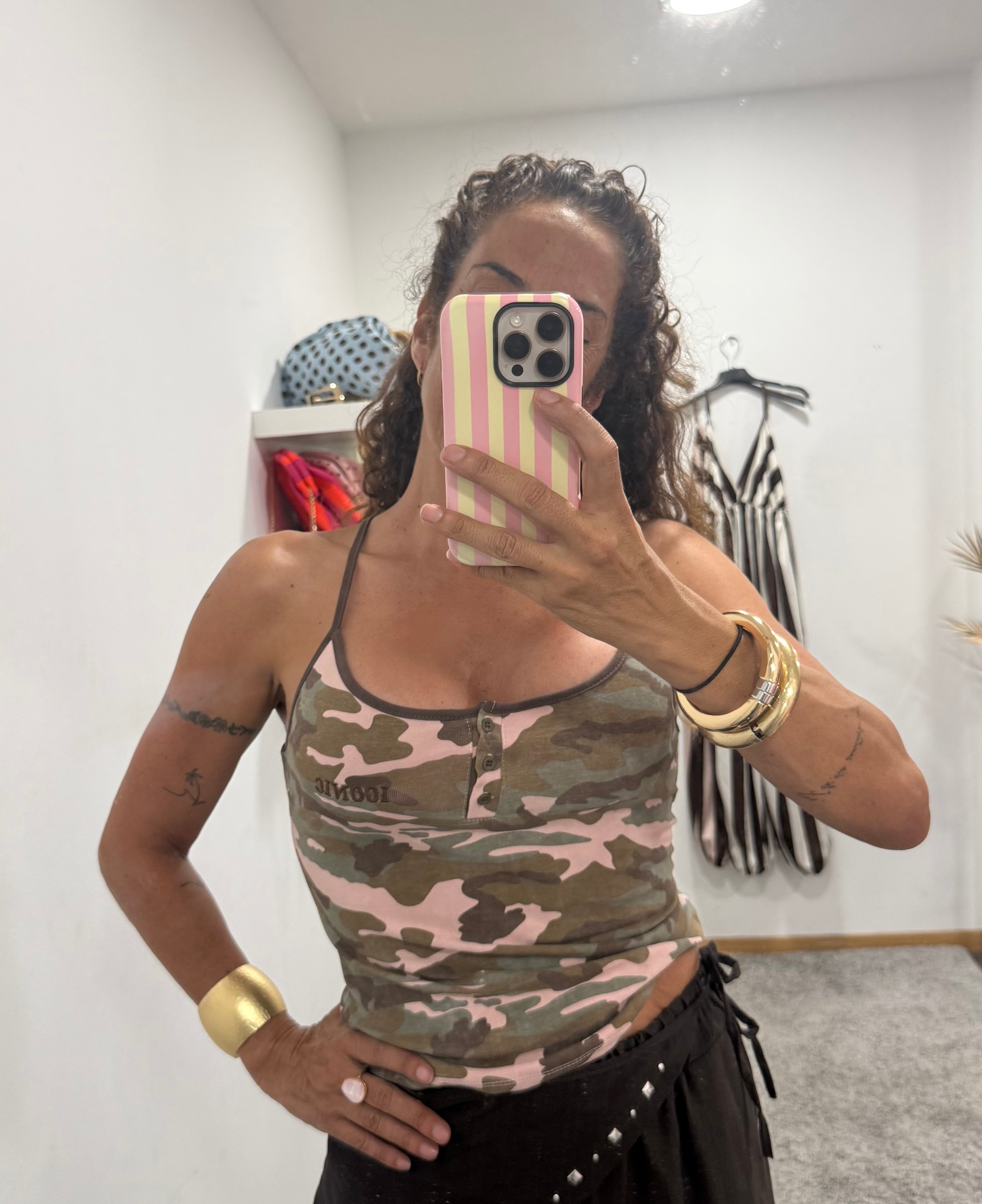 TOP CAMUFLAJE DE TIRANTES