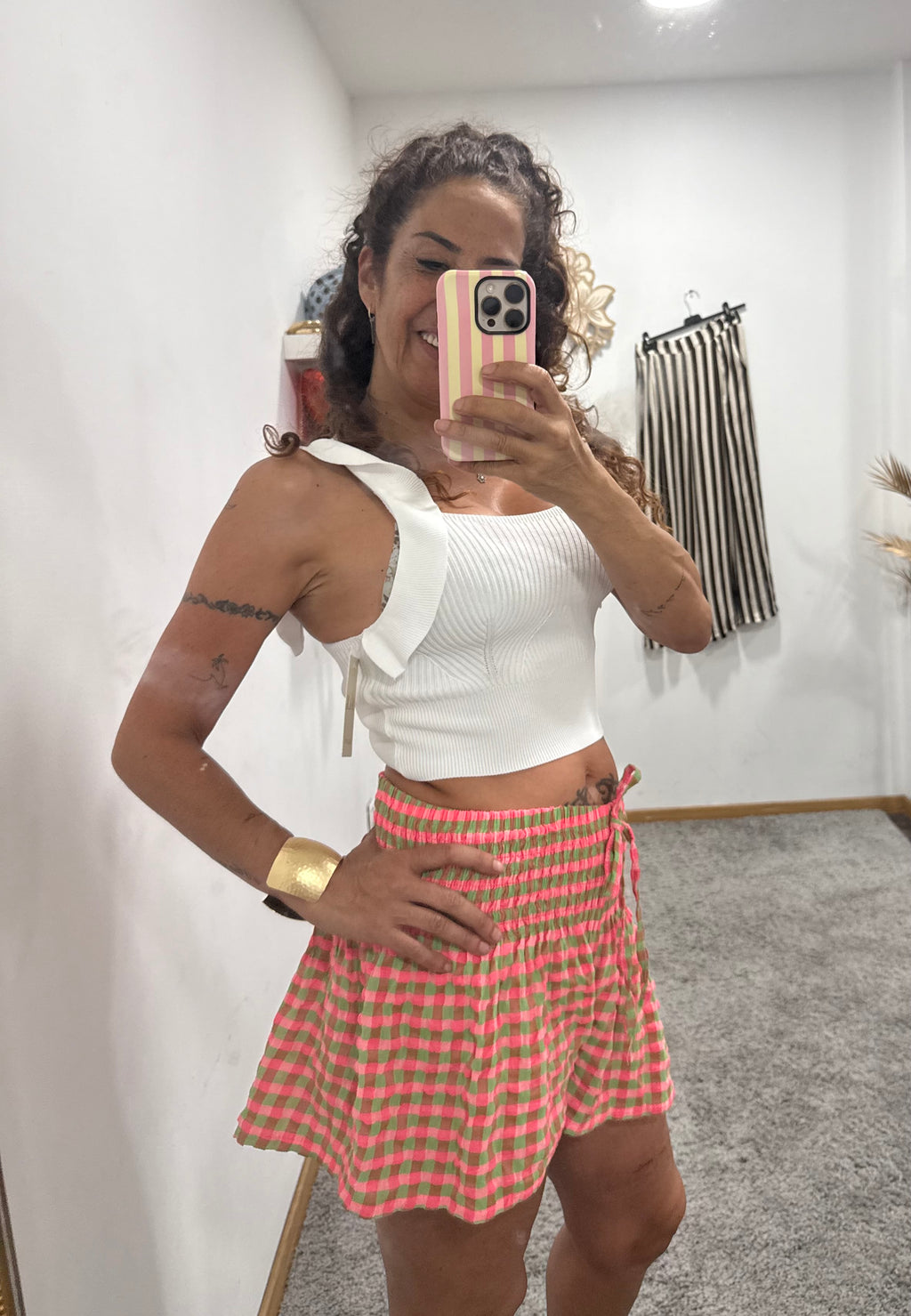 SHORT DE CUADROS VICHY