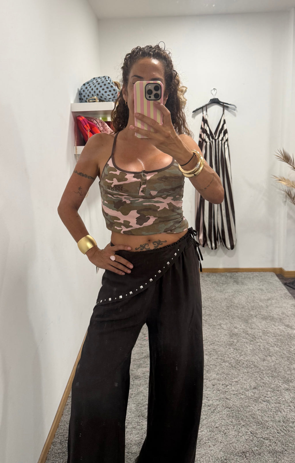 TOP CAMUFLAJE DE TIRANTES