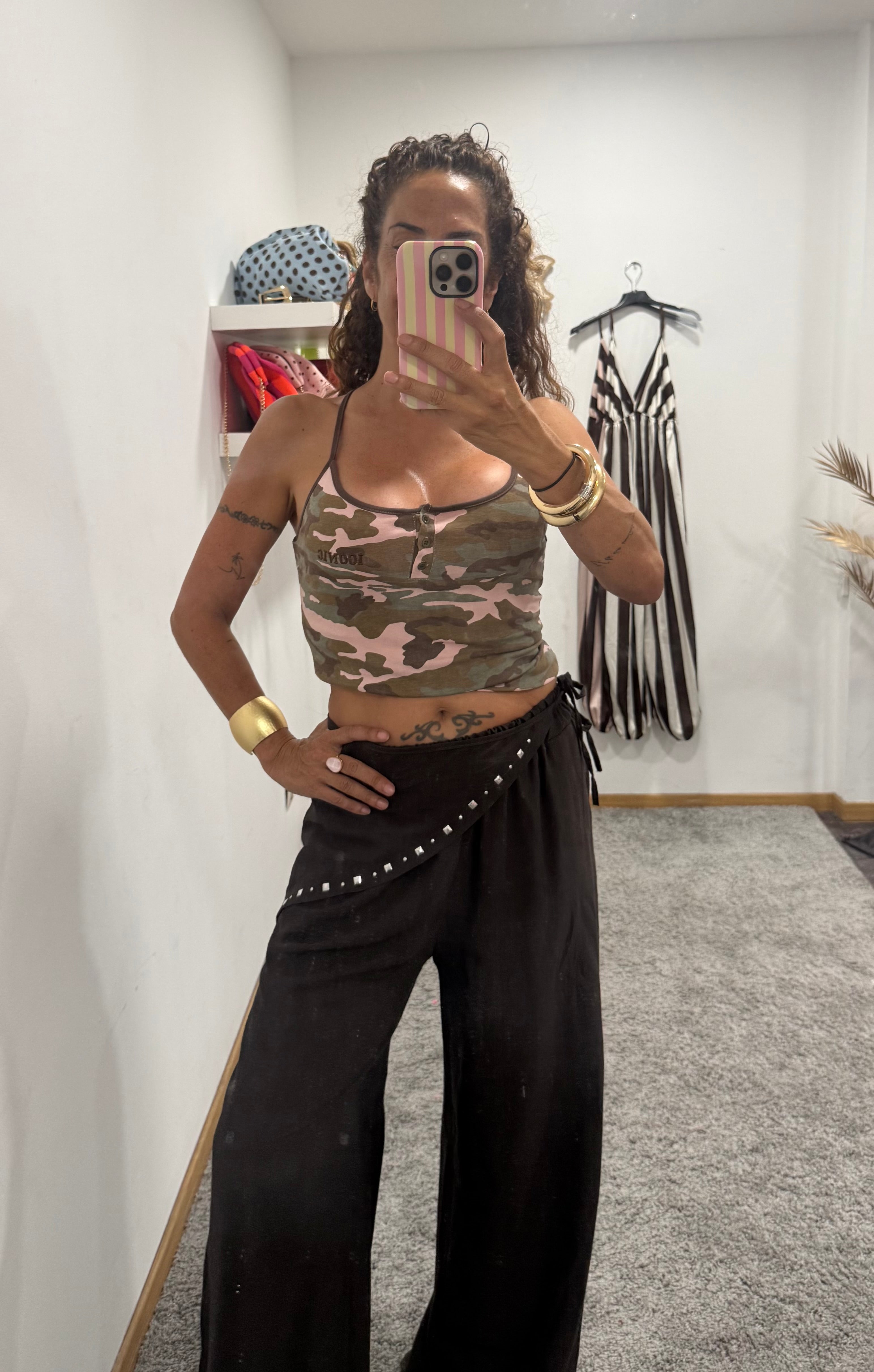 TOP CAMUFLAJE DE TIRANTES