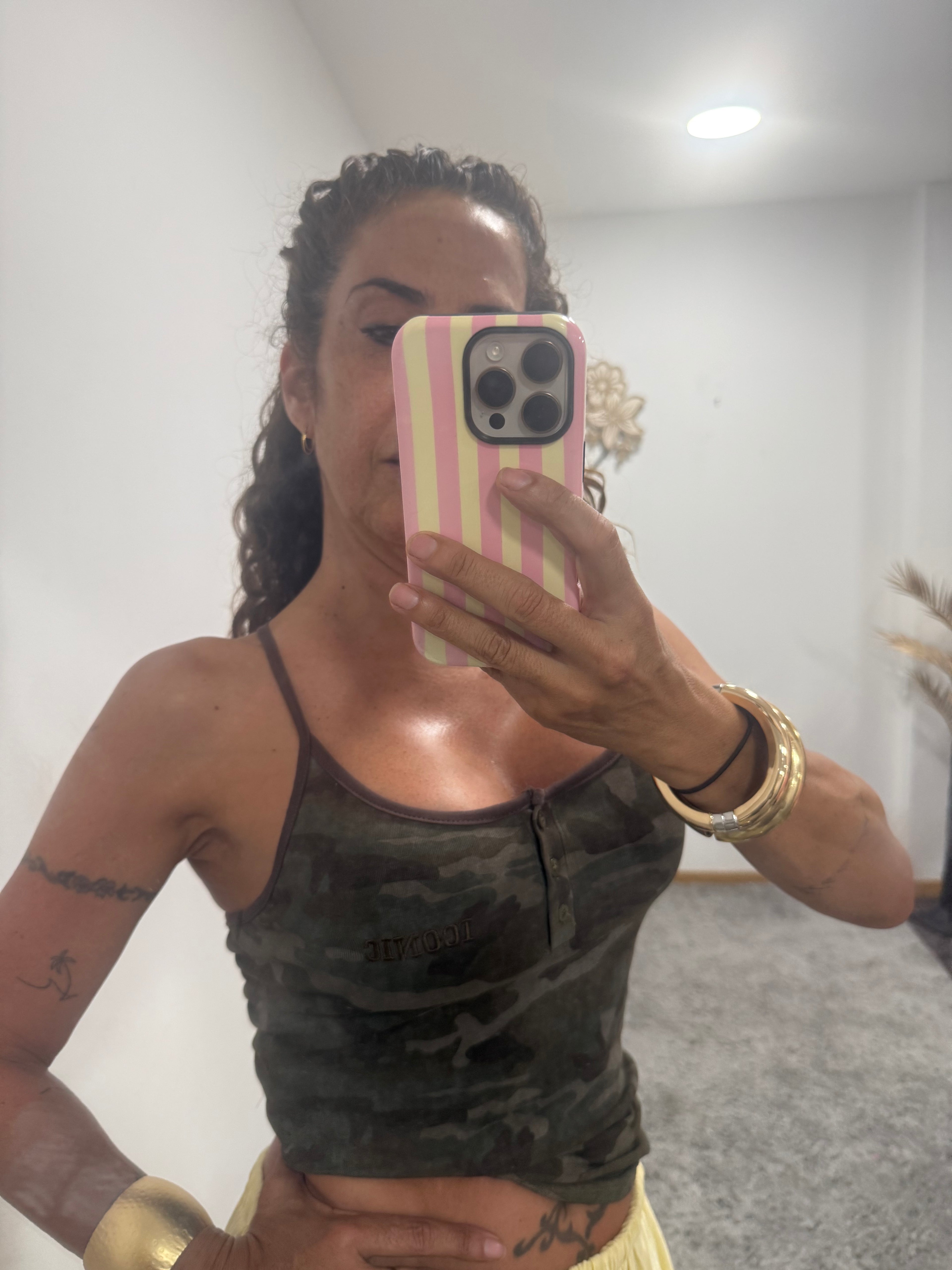 TOP CAMUFLAJE DE TIRANTES