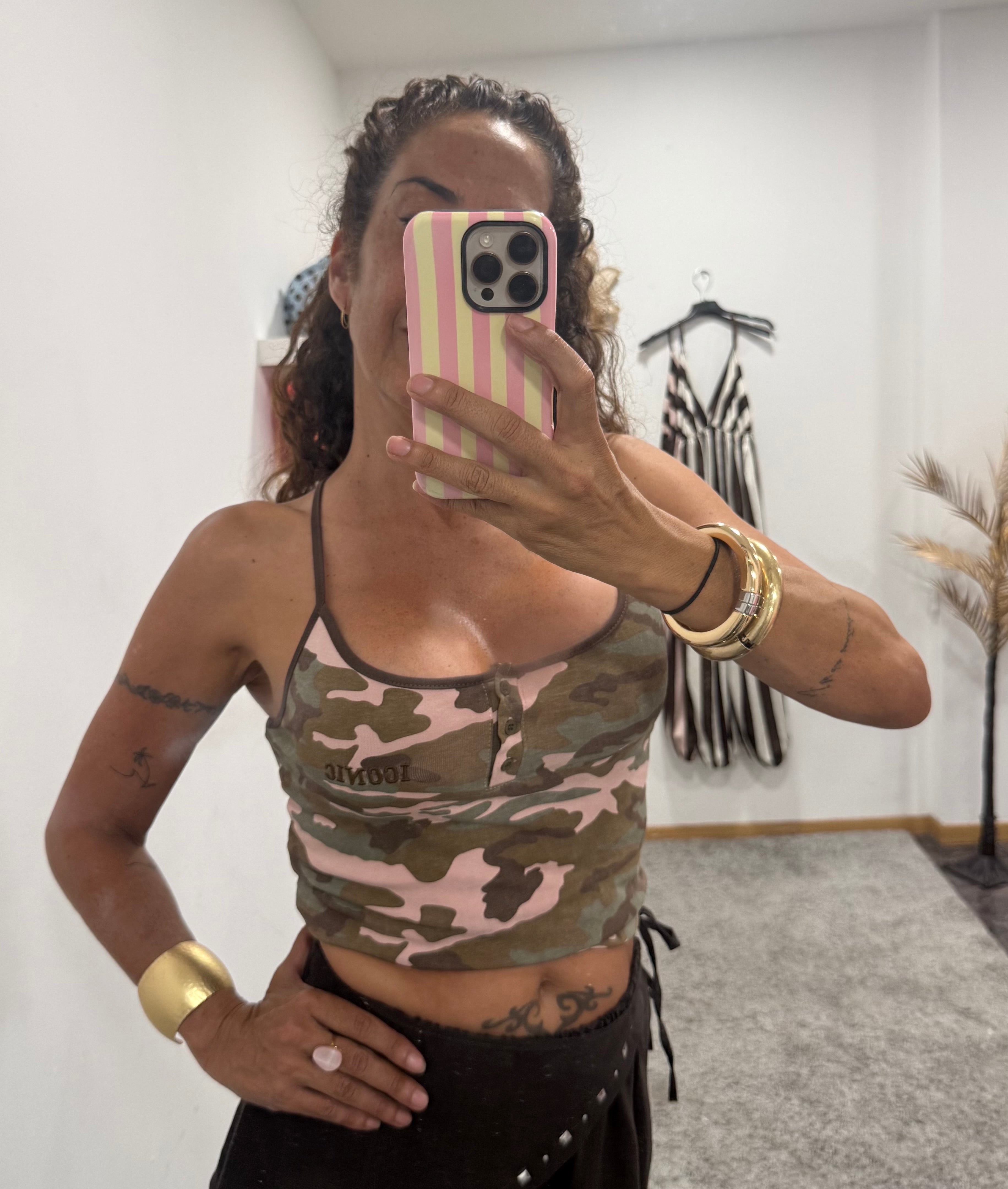 TOP CAMUFLAJE DE TIRANTES