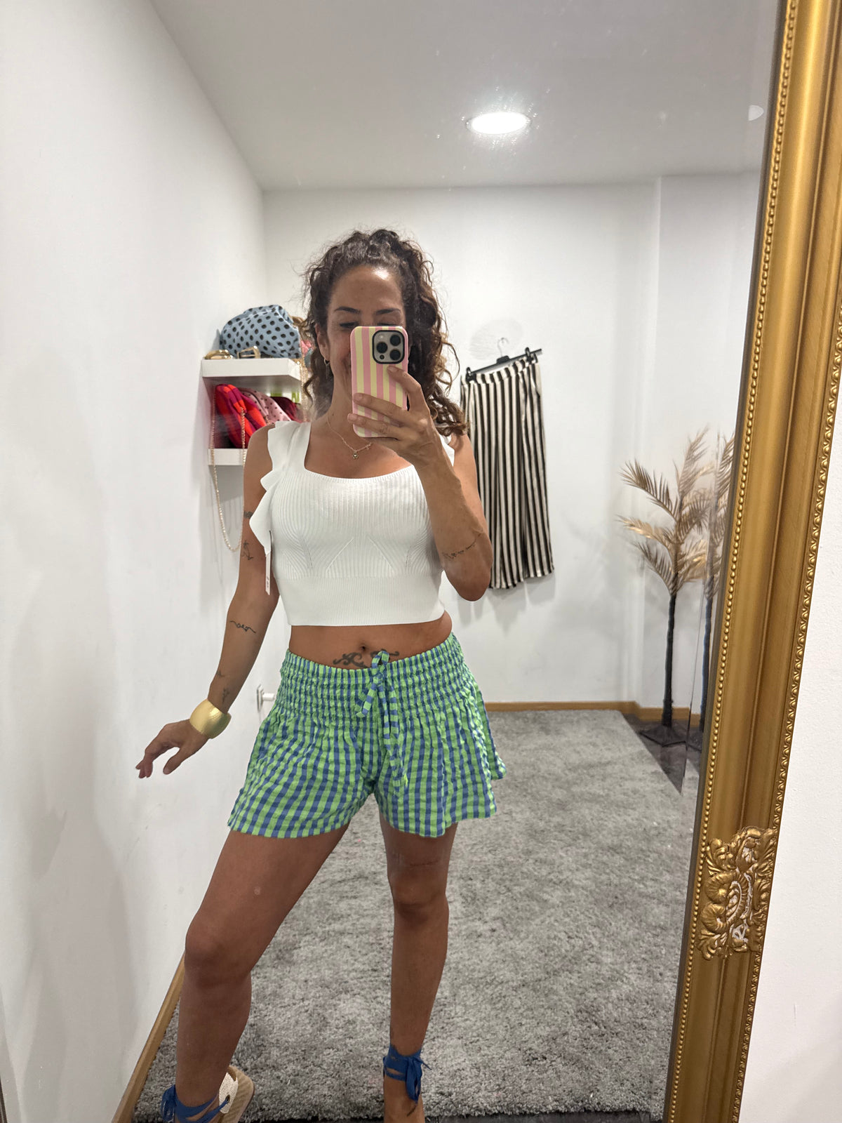 SHORT DE CUADROS VICHY