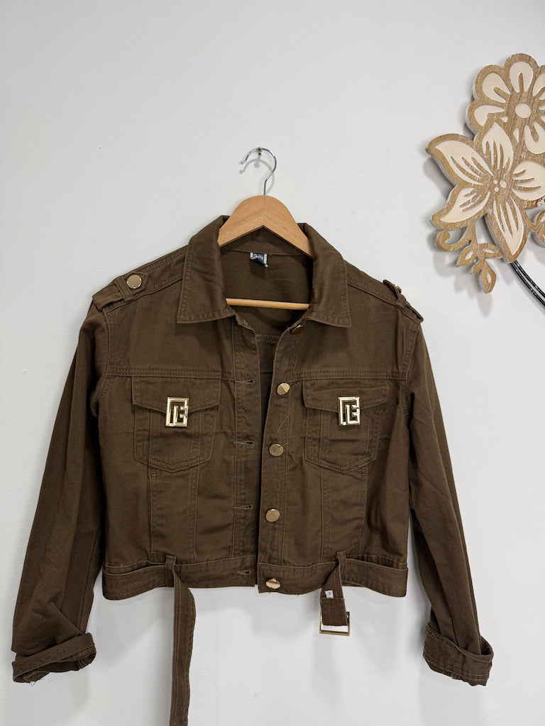 CHAQUETA VAQUERA CINTÚRON