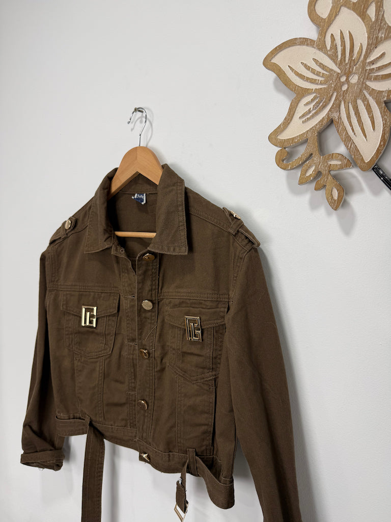 CHAQUETA VAQUERA CINTÚRON