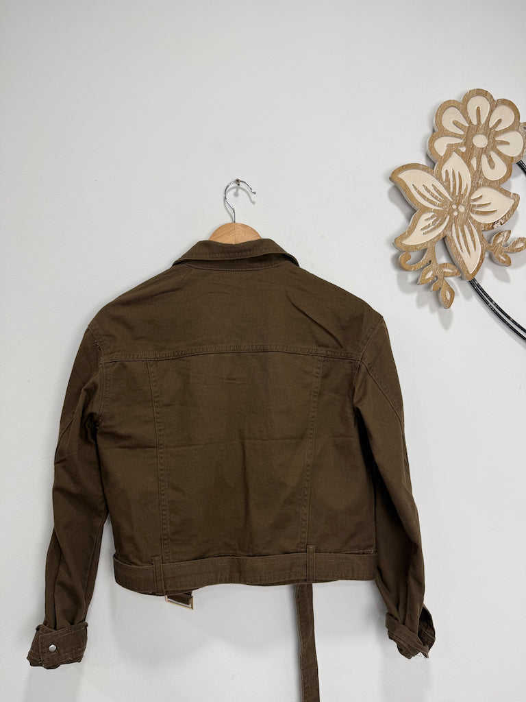 CHAQUETA VAQUERA CINTÚRON