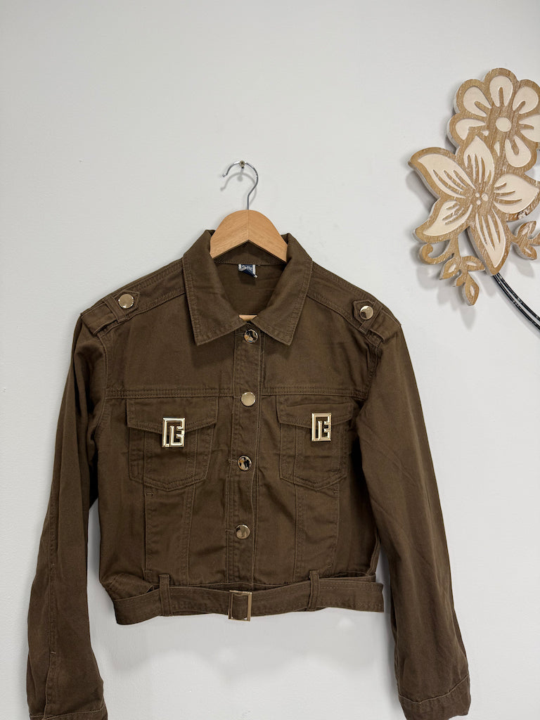 CHAQUETA VAQUERA CINTÚRON