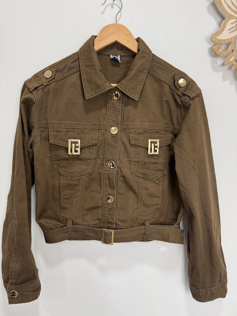 CHAQUETA VAQUERA CINTÚRON