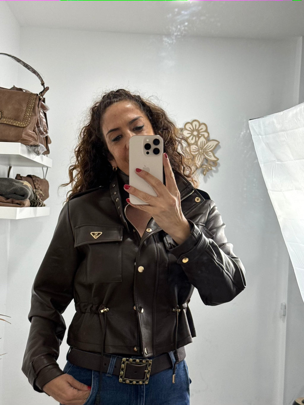 chaqueta polipiel