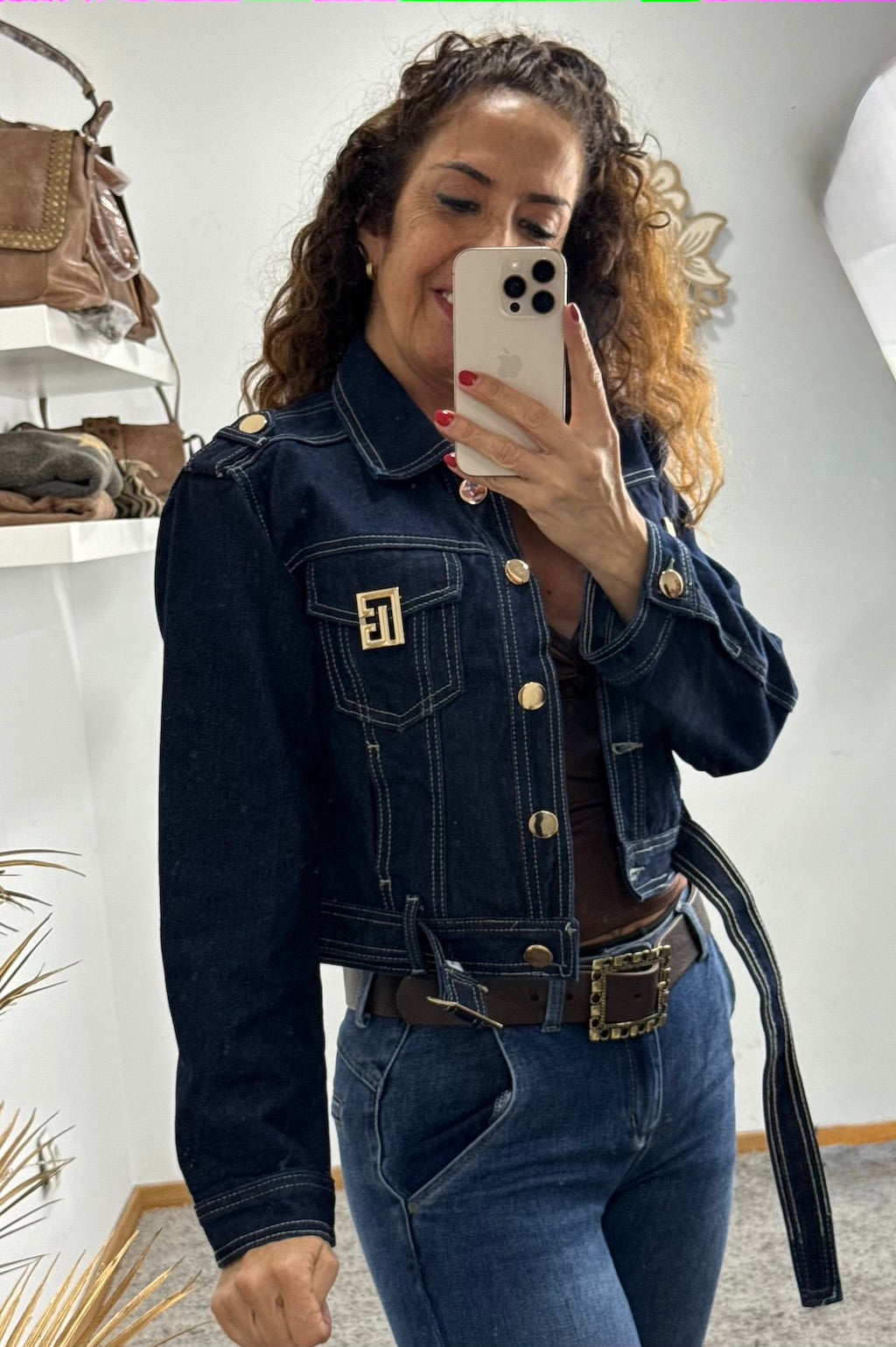 CHAQUETA VAQUERA AZUL
