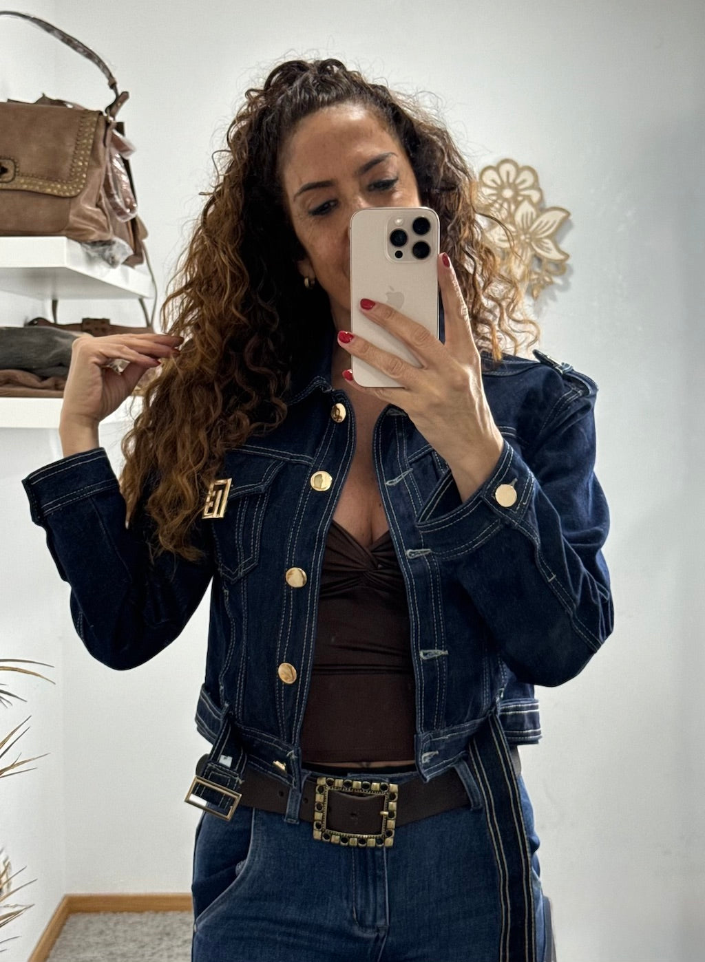 CHAQUETA VAQUERA AZUL