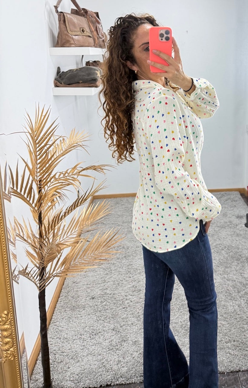 camisa corazones