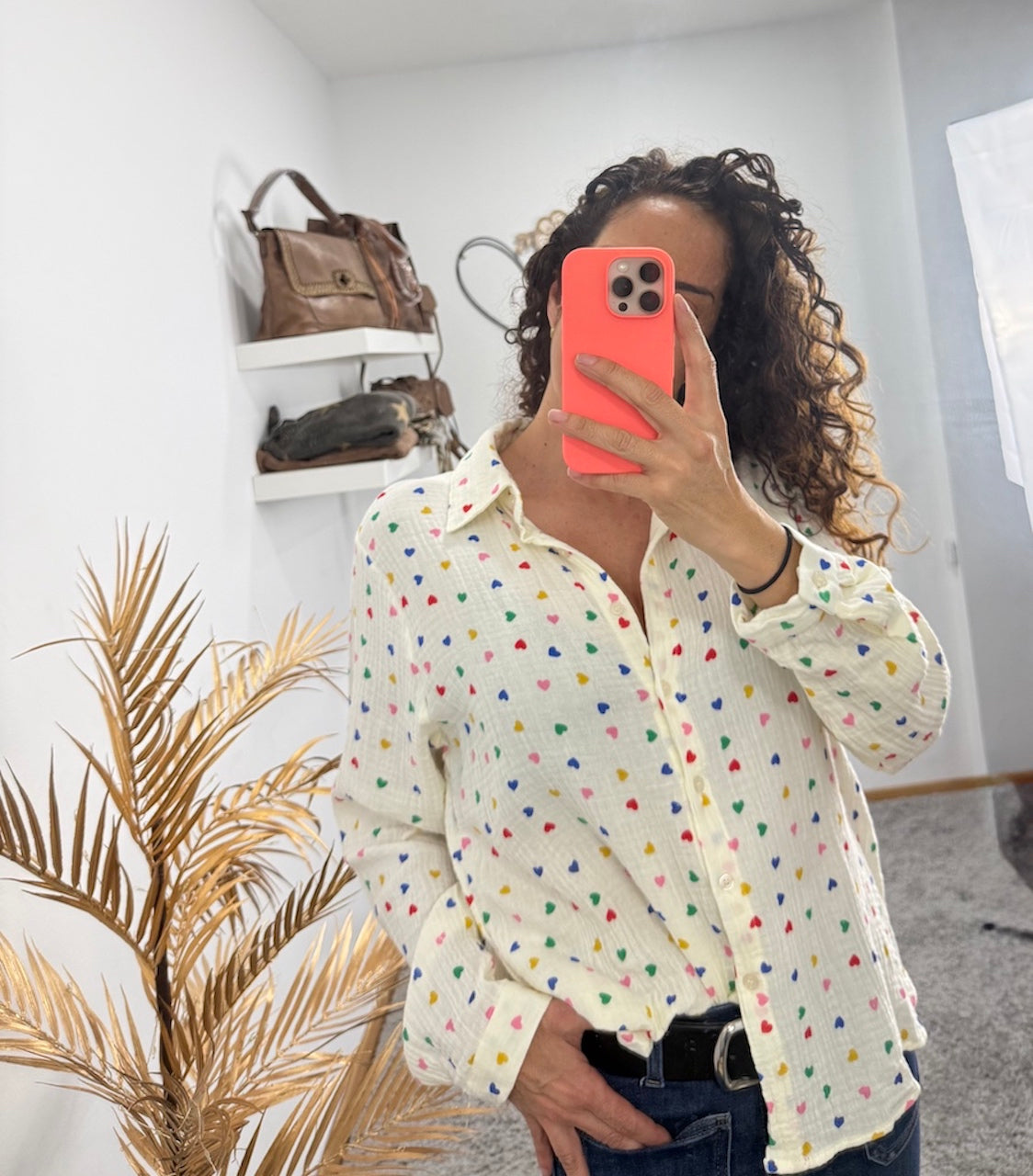 camisa corazones