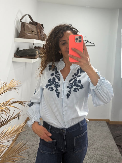 camisa bordados