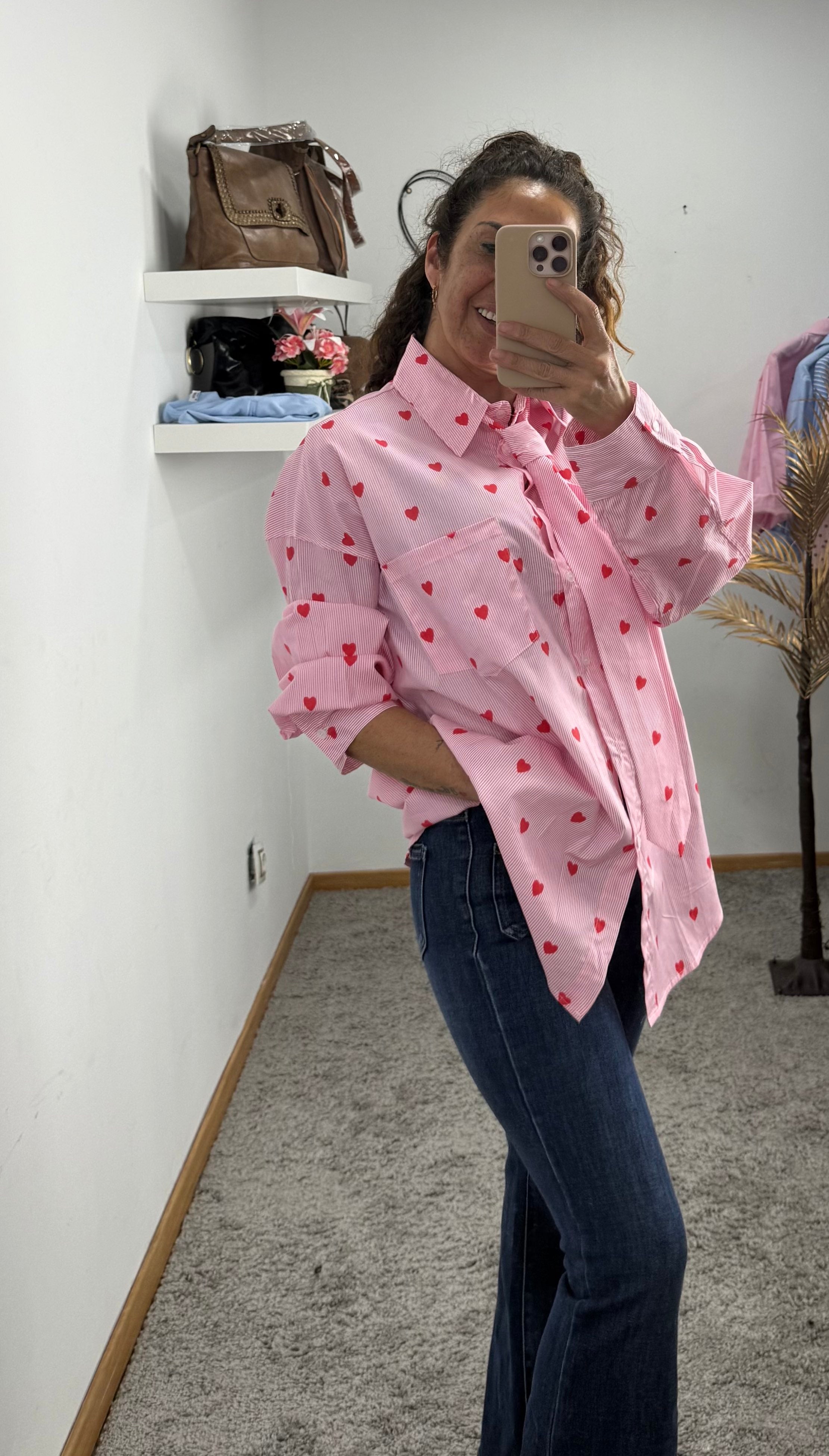 camisa corazones