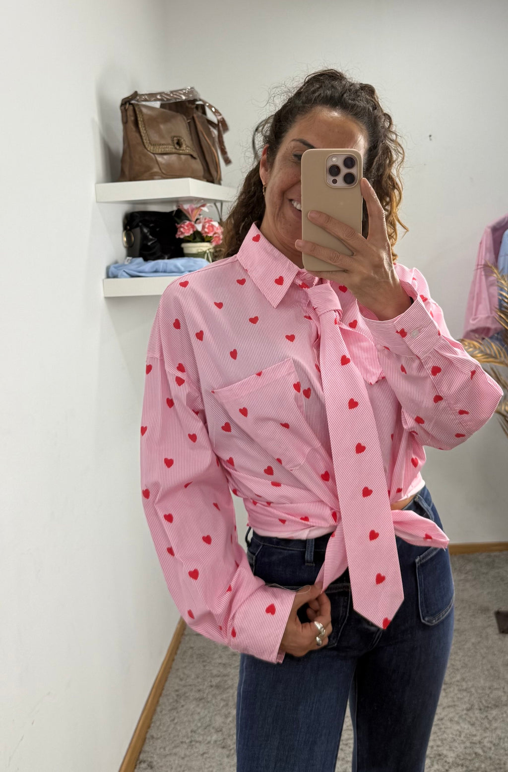 camisa corazones