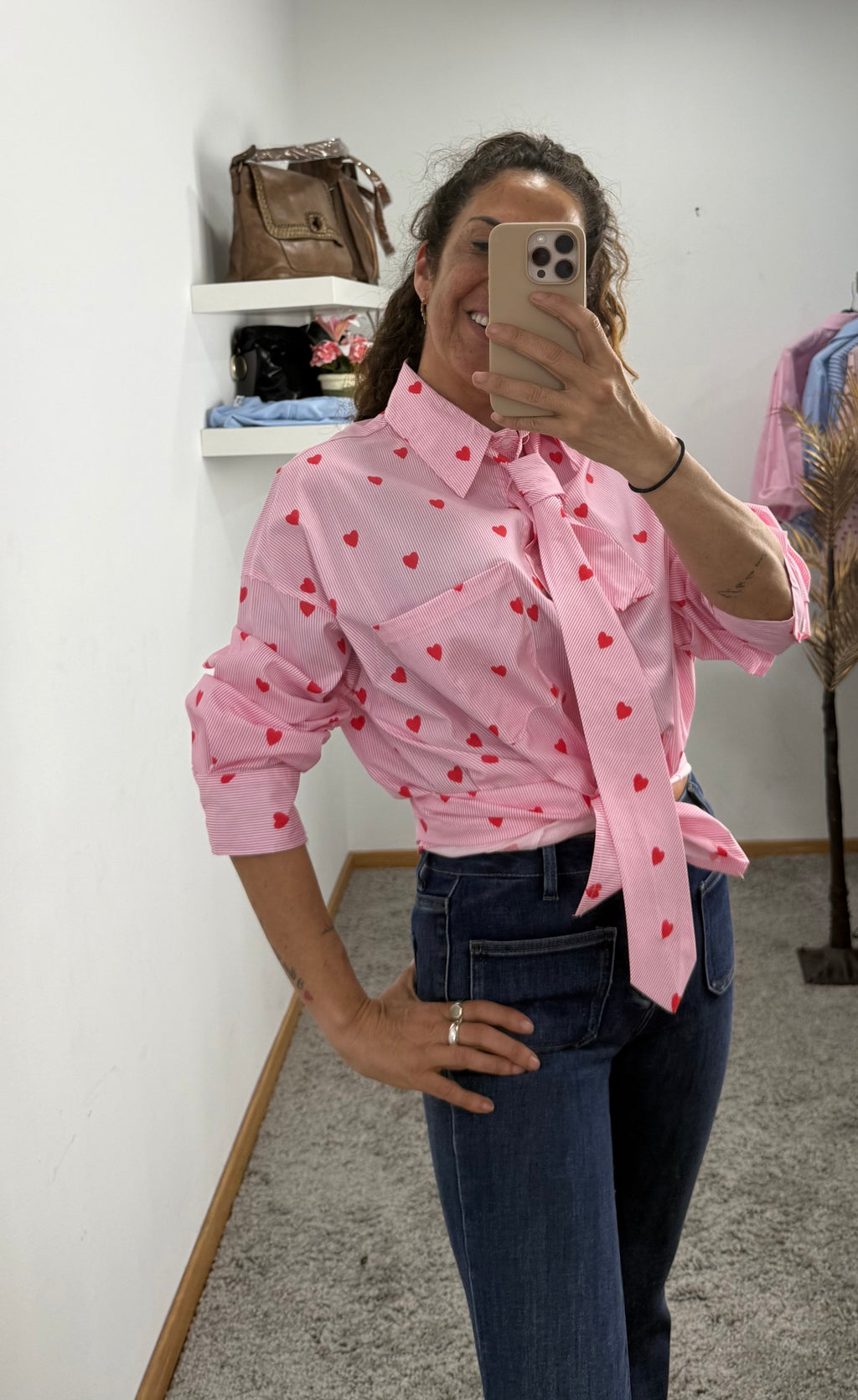 camisa corazones