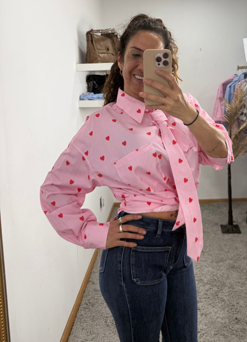 camisa corazones
