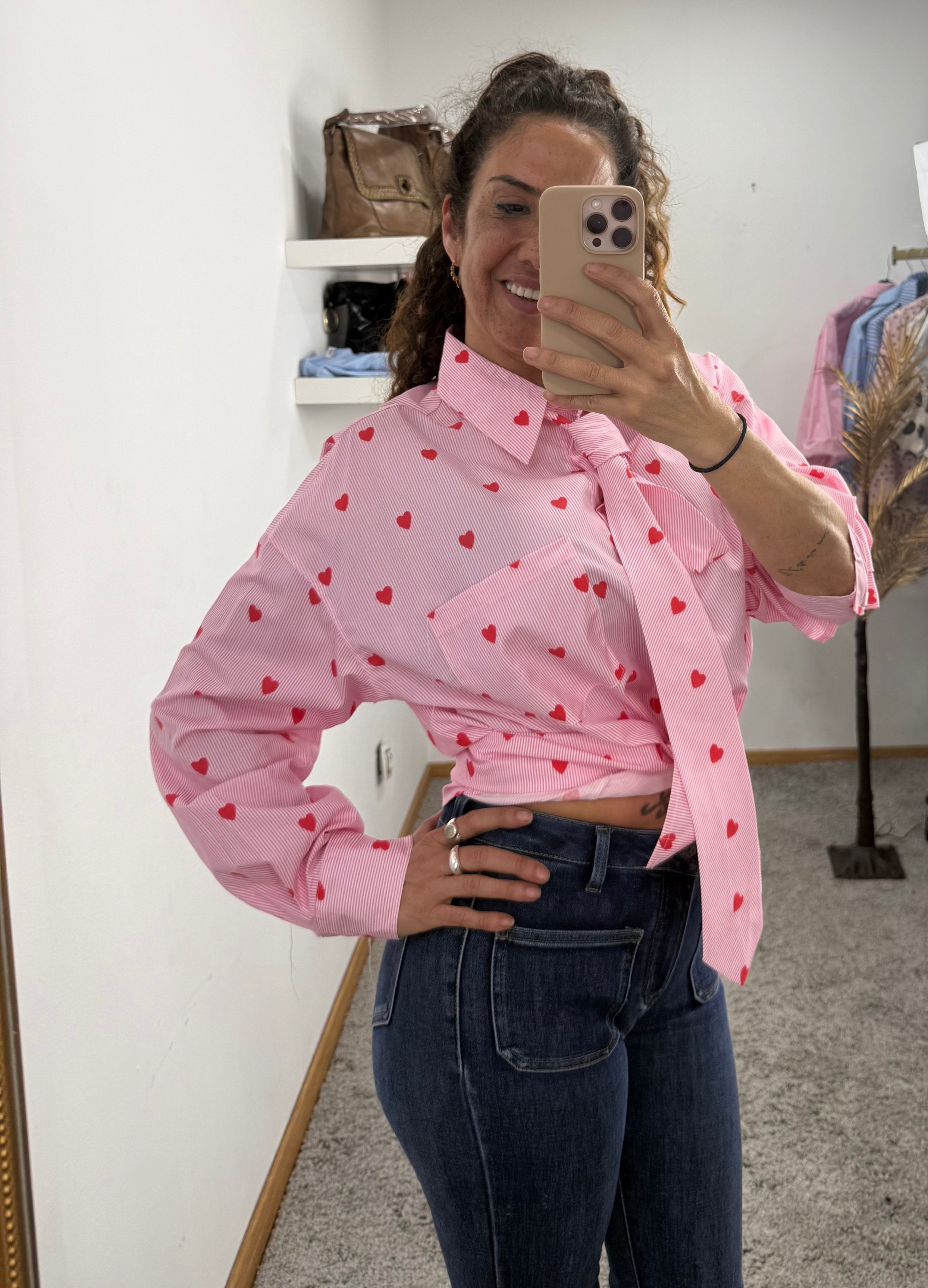 camisa corazones