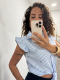 Blusa Corazones Azul