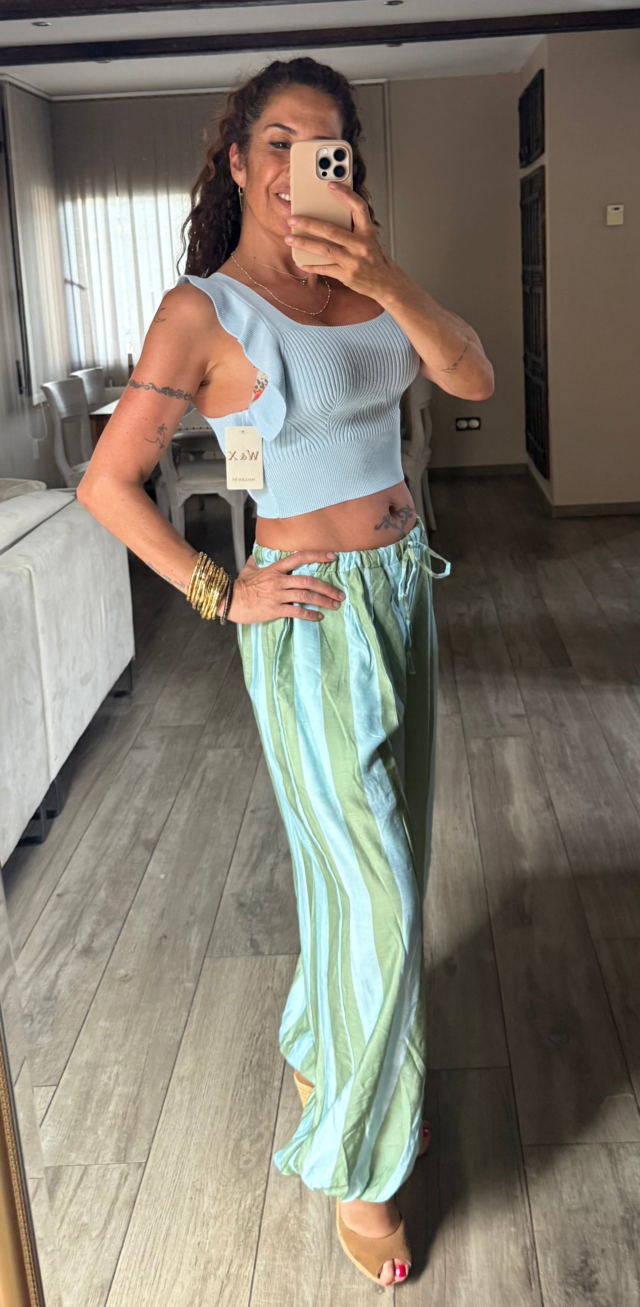 Pantalón Bombacho Rayas