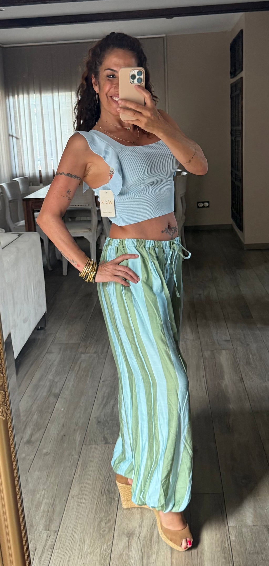 Pantalón Bombacho Rayas