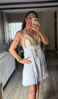 Vestido Boho Bordado