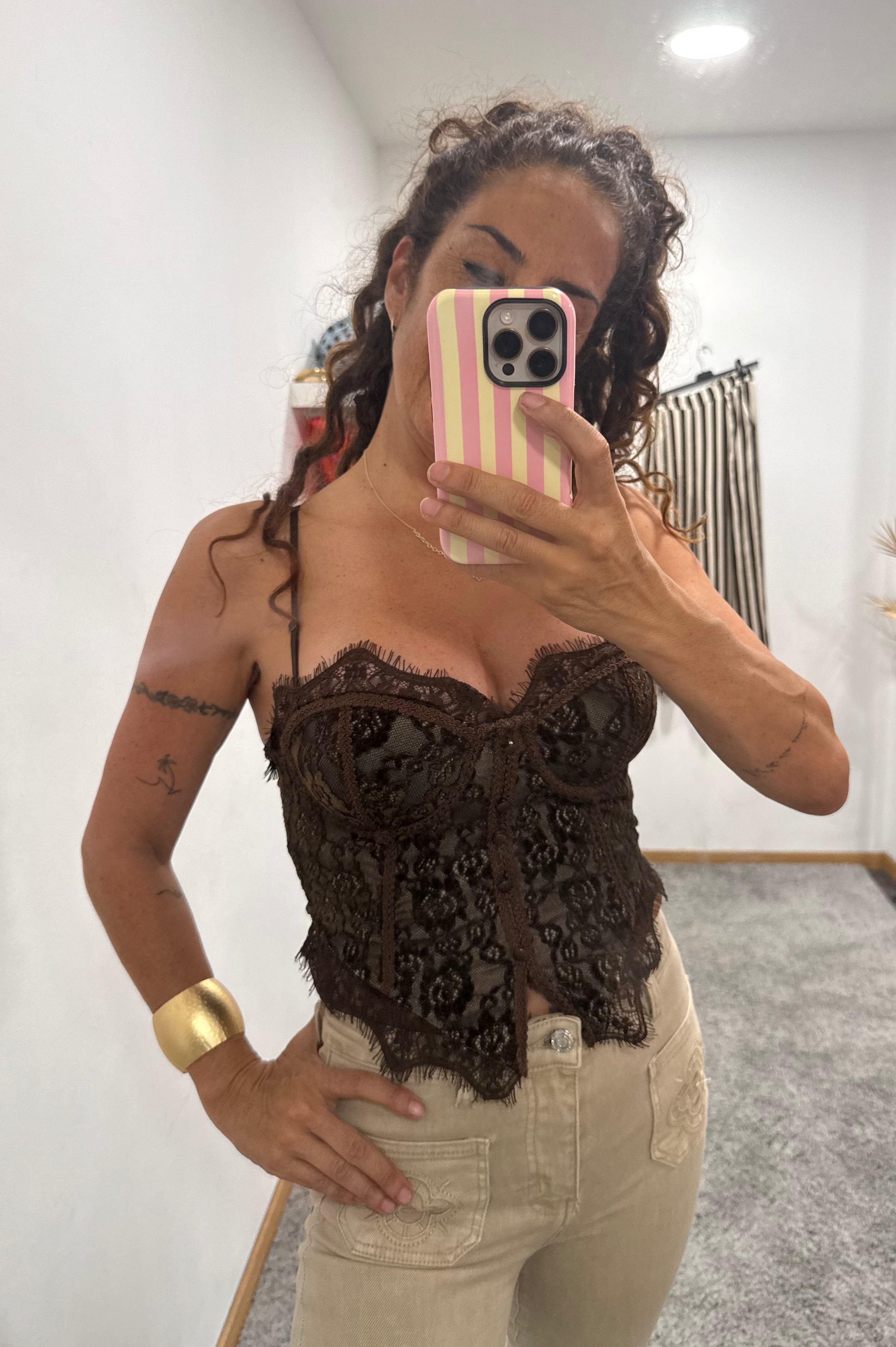 CORSET ENCAJE ROMANCE