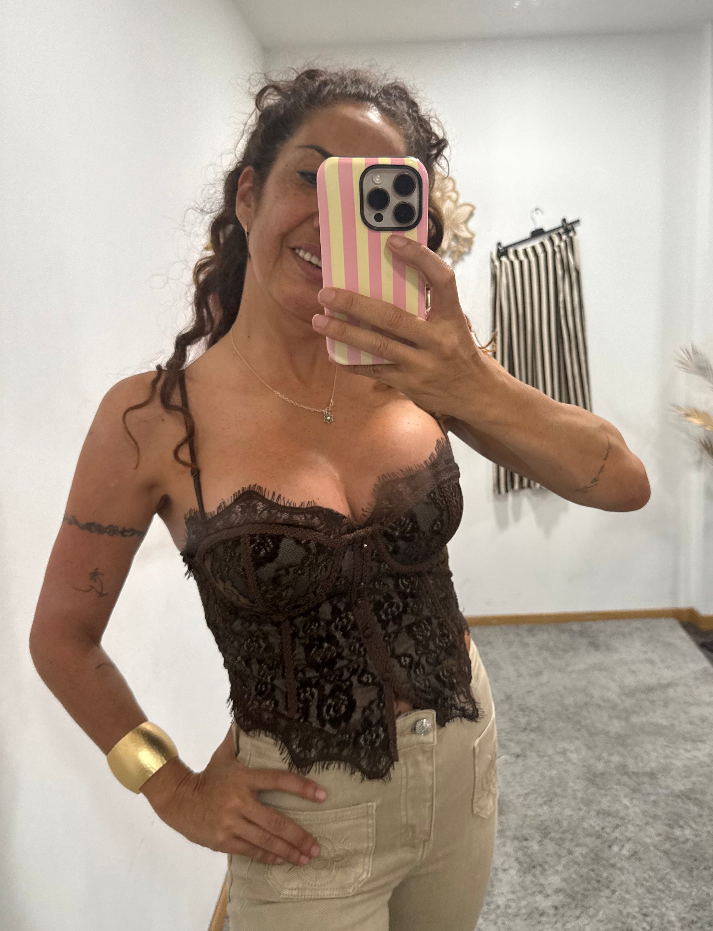 CORSET ENCAJE ROMANCE
