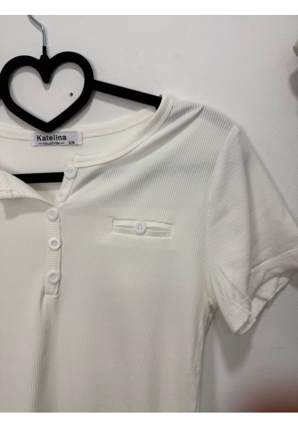 CAMISETA BLANCA ESSENTIAL