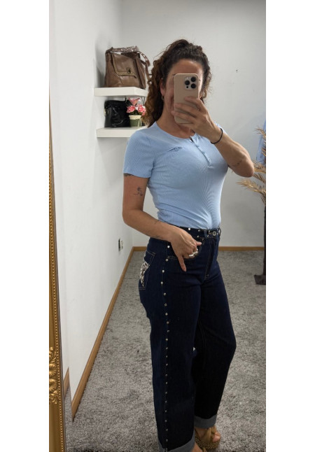 CAMISETA AZUL ESSENTIAL