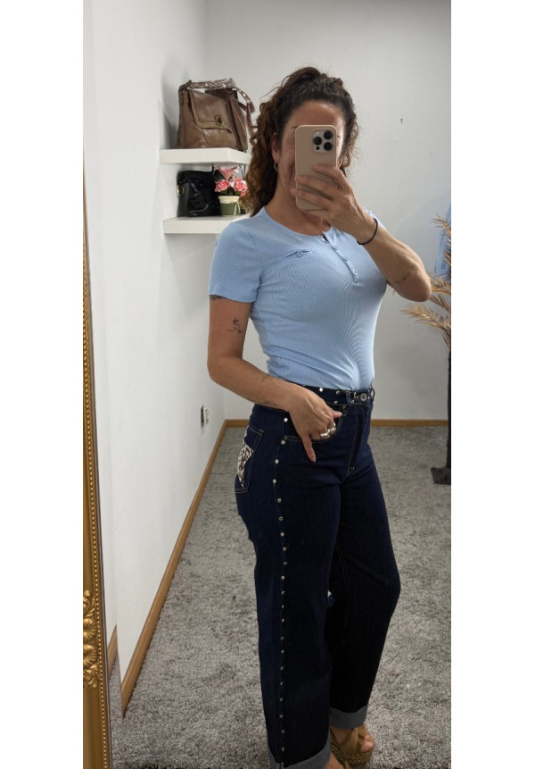 CAMISETA AZUL ESSENTIAL