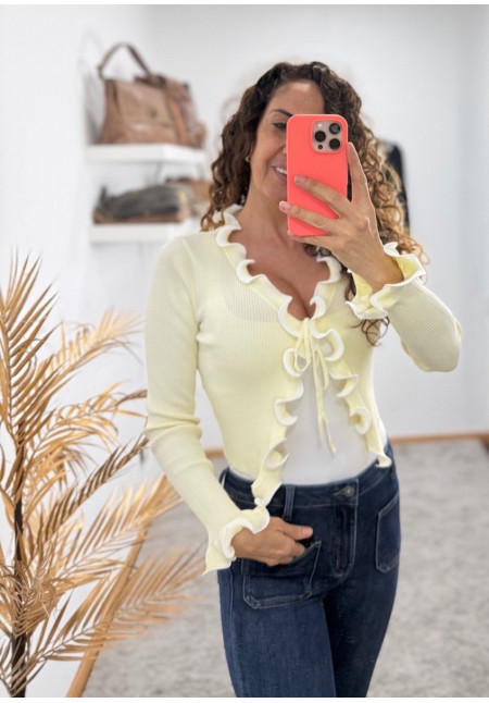 JERSEY CARDIGAN PUNTO