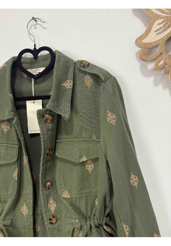 chaqueta tejido vaquero 