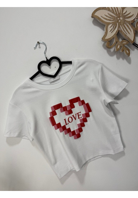 CAMISETA PIXEL LOVE