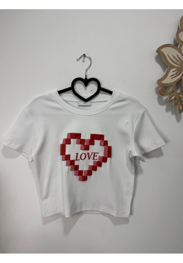 CAMISETA PIXEL LOVE