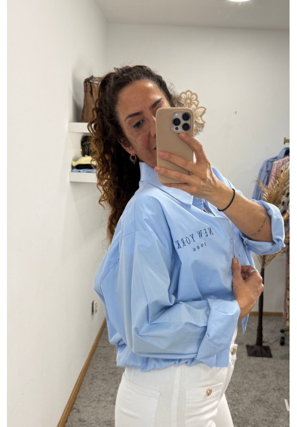 CAMISA BLUE MANHATTAN.