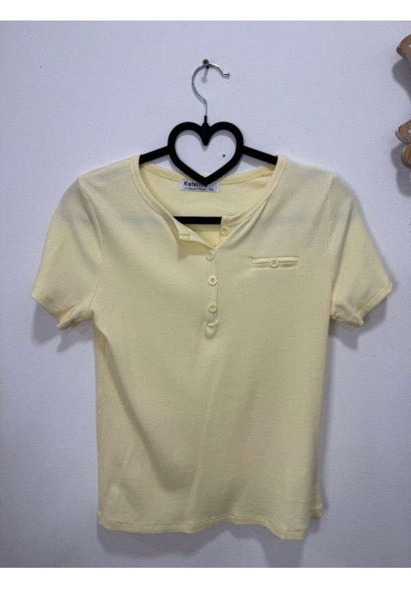 CAMISETA  ESSENTIAL AMARILLA