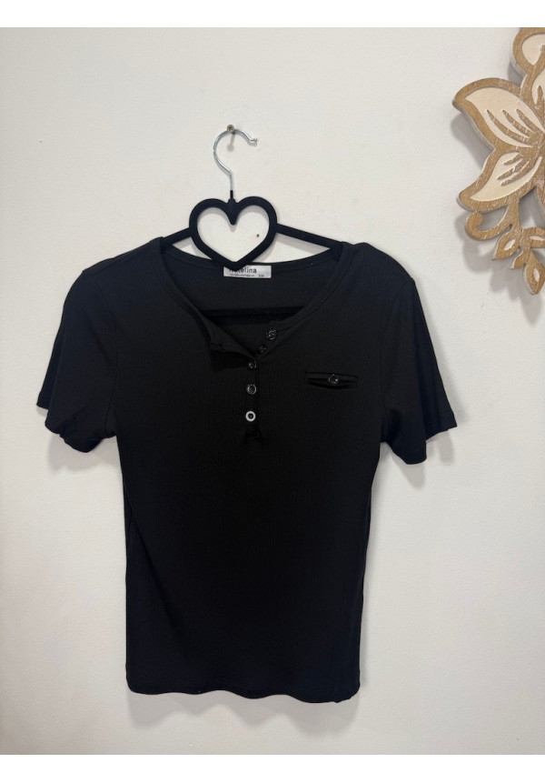 CAMISETA  ESSENTIAL NEGRA