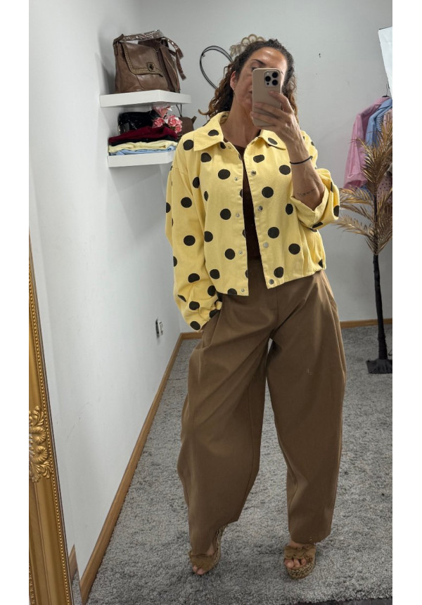 CHAQUETA VINTAGE MIEL