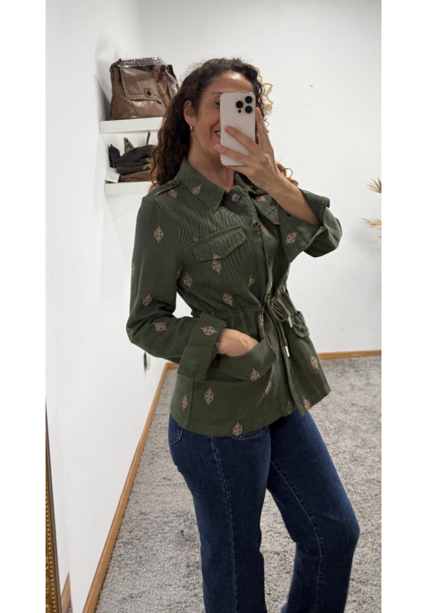 chaqueta tejido vaquero 