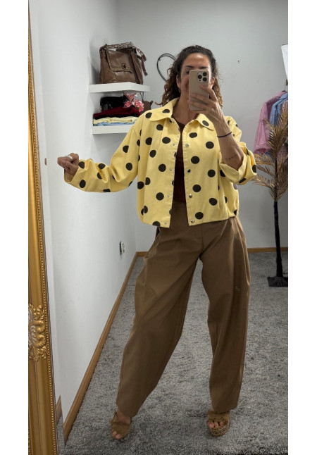 CHAQUETA VINTAGE MIEL