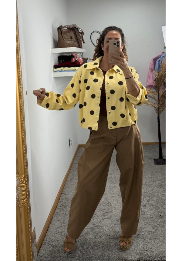 CHAQUETA VINTAGE MIEL