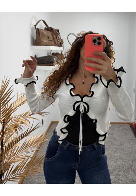 JERSEY CARDIGAN PUNTO