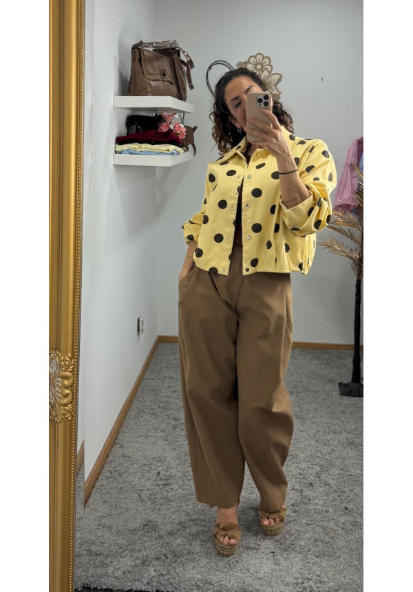 CHAQUETA VINTAGE MIEL