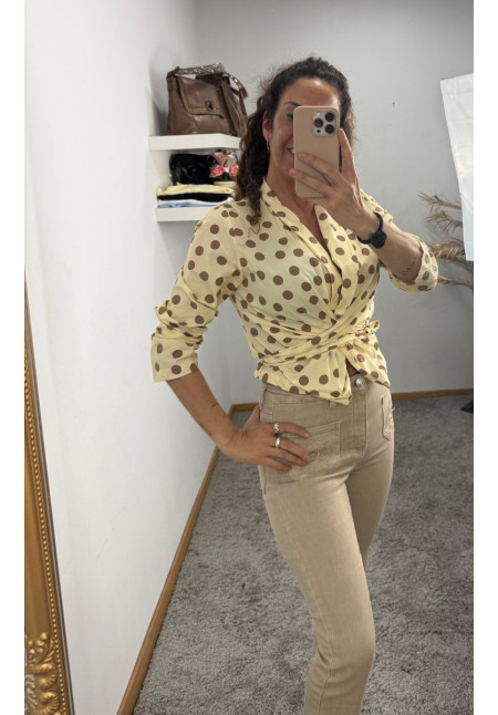 BLUSA VAINILLA LUNARES