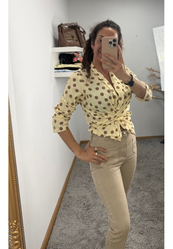 BLUSA VAINILLA LUNARES